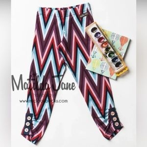 Girls 14 Matilda Jane Abba Leggings Paint by Numbers
